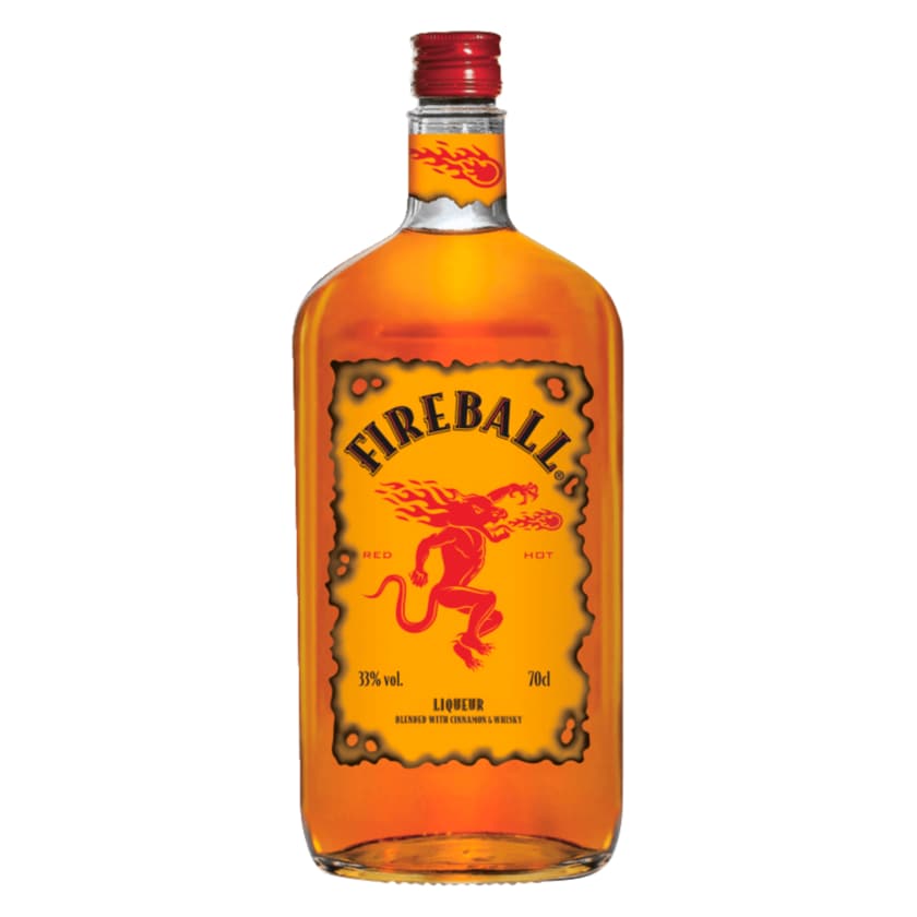 Fireball Liqueur Blended with Cinnamon & Whisky 0,7l